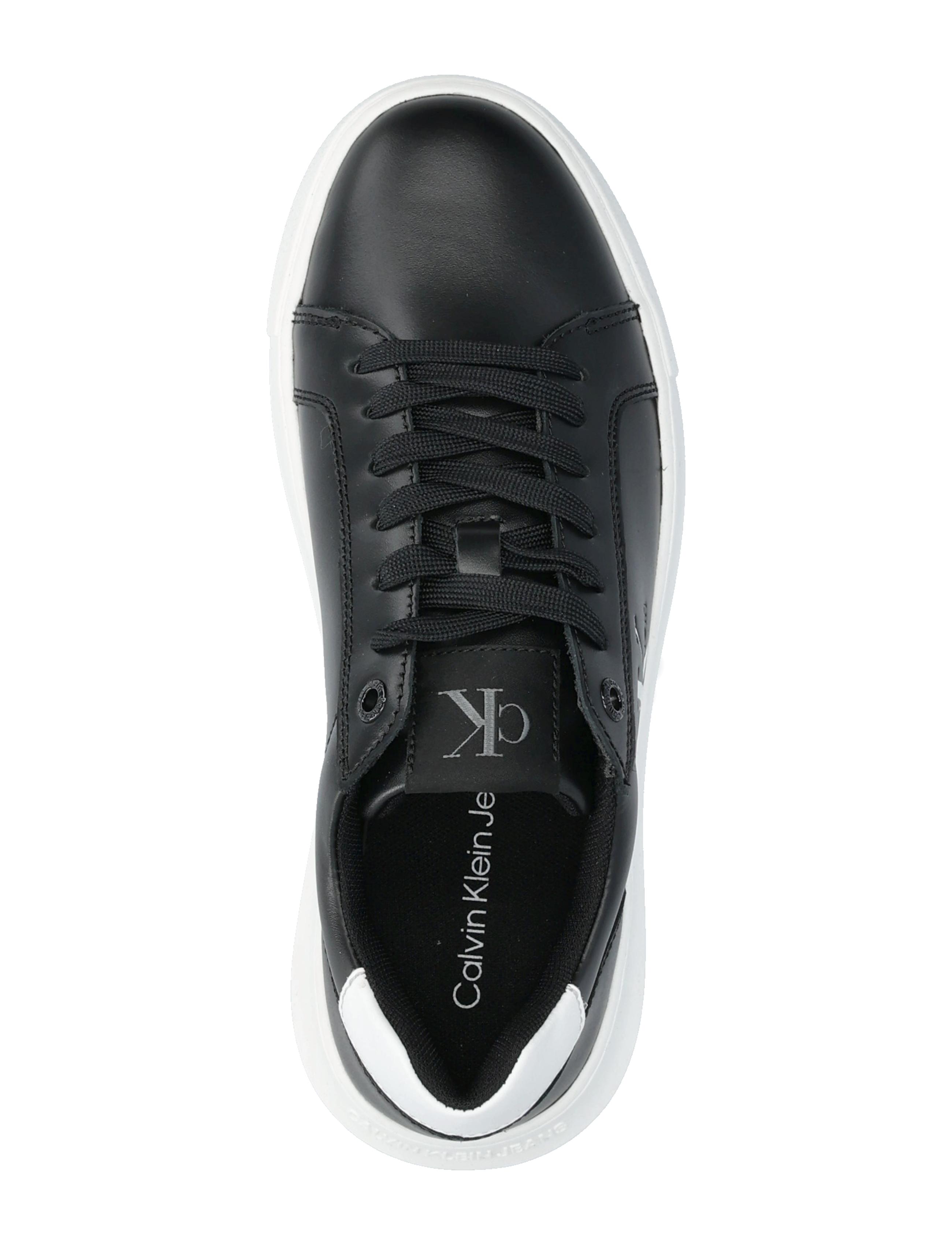 Calvin Klein - CHUNKY CUPSOLE MONO LTH WN - konfirmatsioon - black bright white - 3