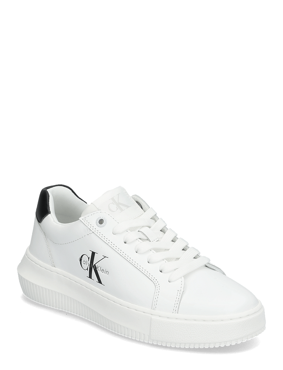 Calvin Klein - CHUNKY CUPSOLE MONO LTH WN - konfirmation - bright white black - 0