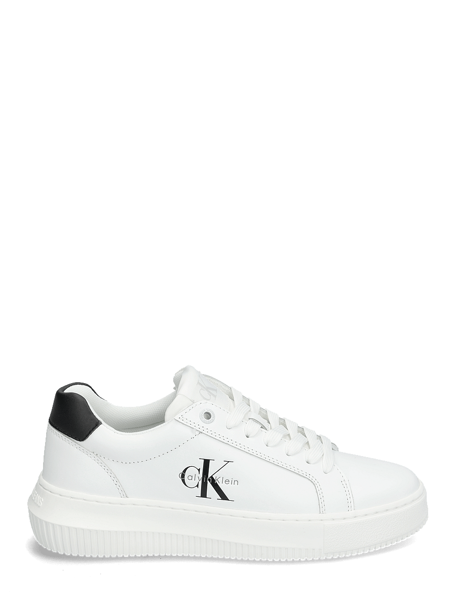 Calvin Klein - CHUNKY CUPSOLE MONO LTH WN - konfirmation - bright white black - 1