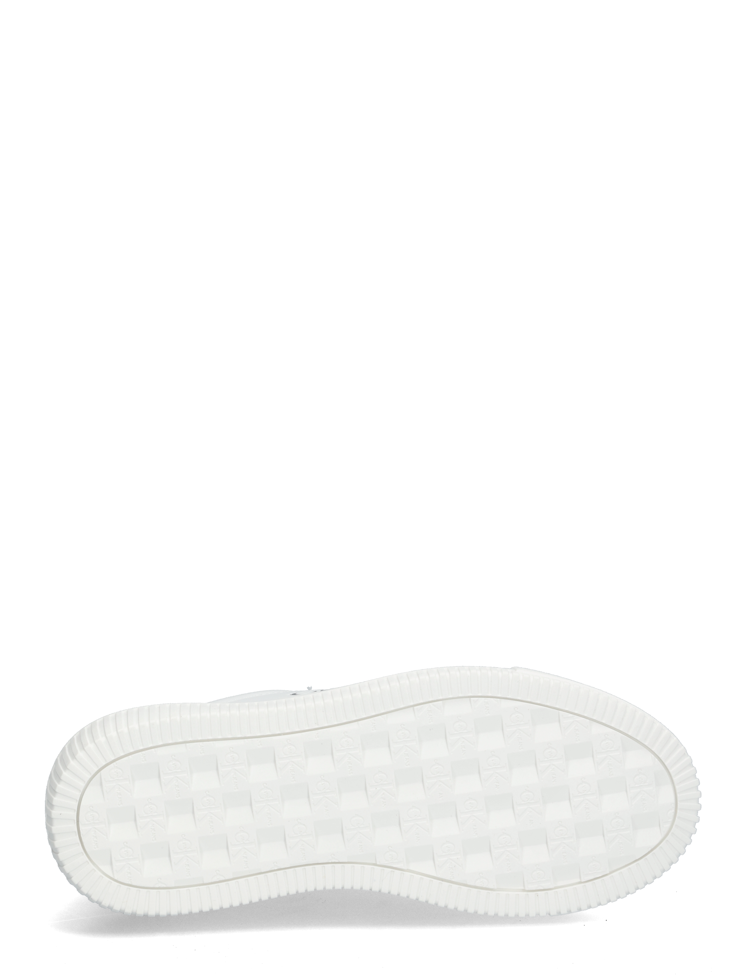Calvin Klein - CHUNKY CUPSOLE MONO LTH WN - lave sneakers - bright white black - 4