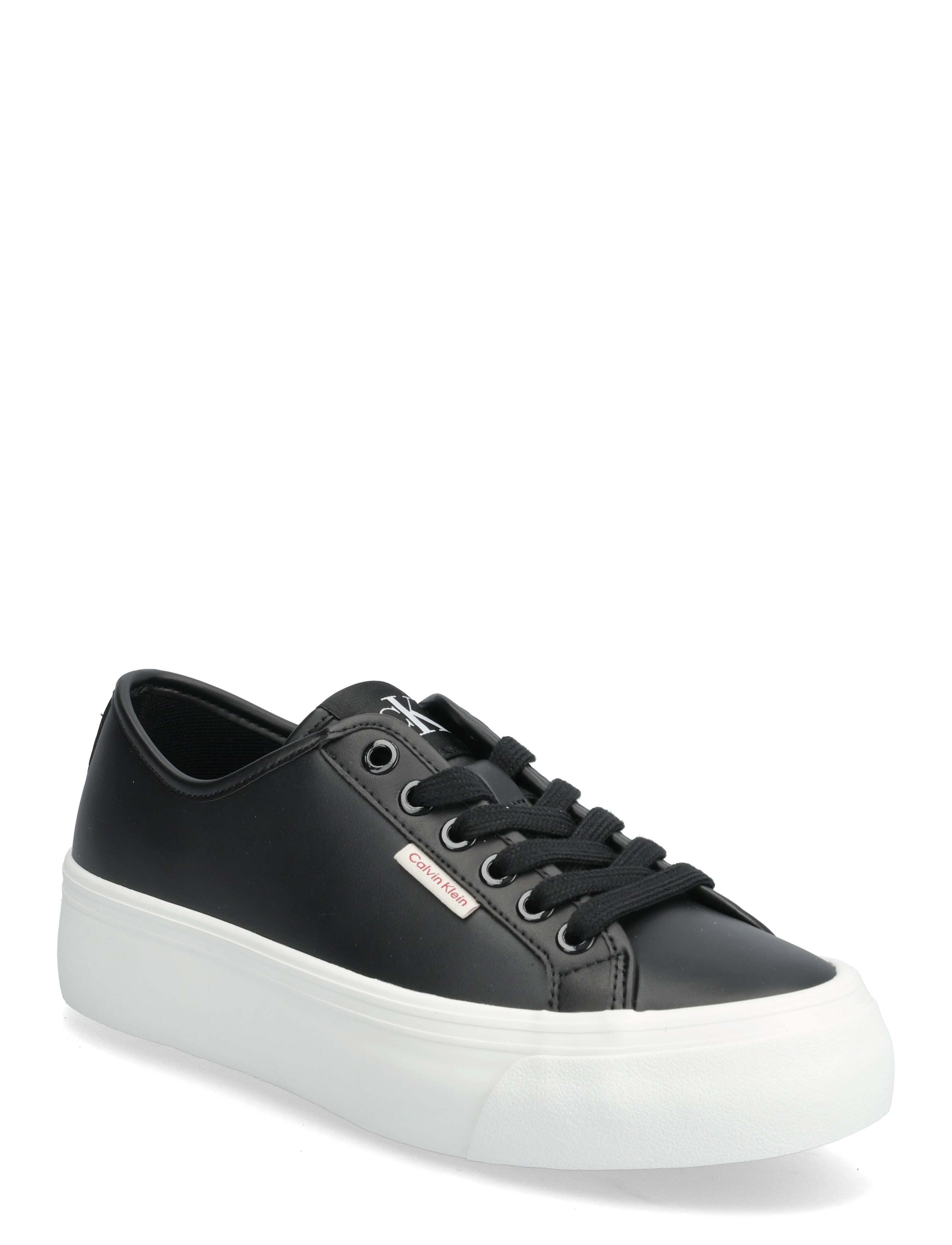 CALVIN KLEIN Vulc Flatform Lth Schwarz - 40 - Damen