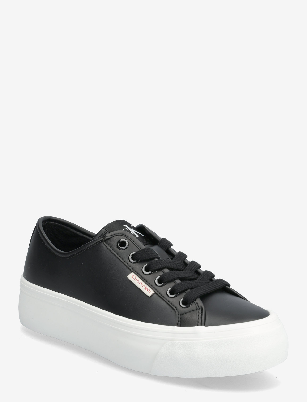 Calvin Klein - VULC FLATFORM LTH - lave sneakers - ck black - 0