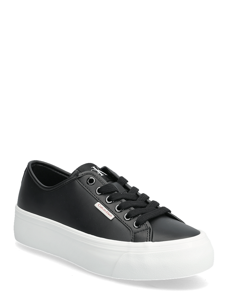 Calvin Klein - VULC FLATFORM LTH - lave sneakers - ck black - 0