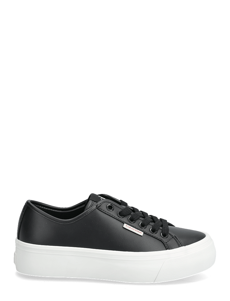 Calvin Klein - VULC FLATFORM LTH - lave sneakers - ck black - 1