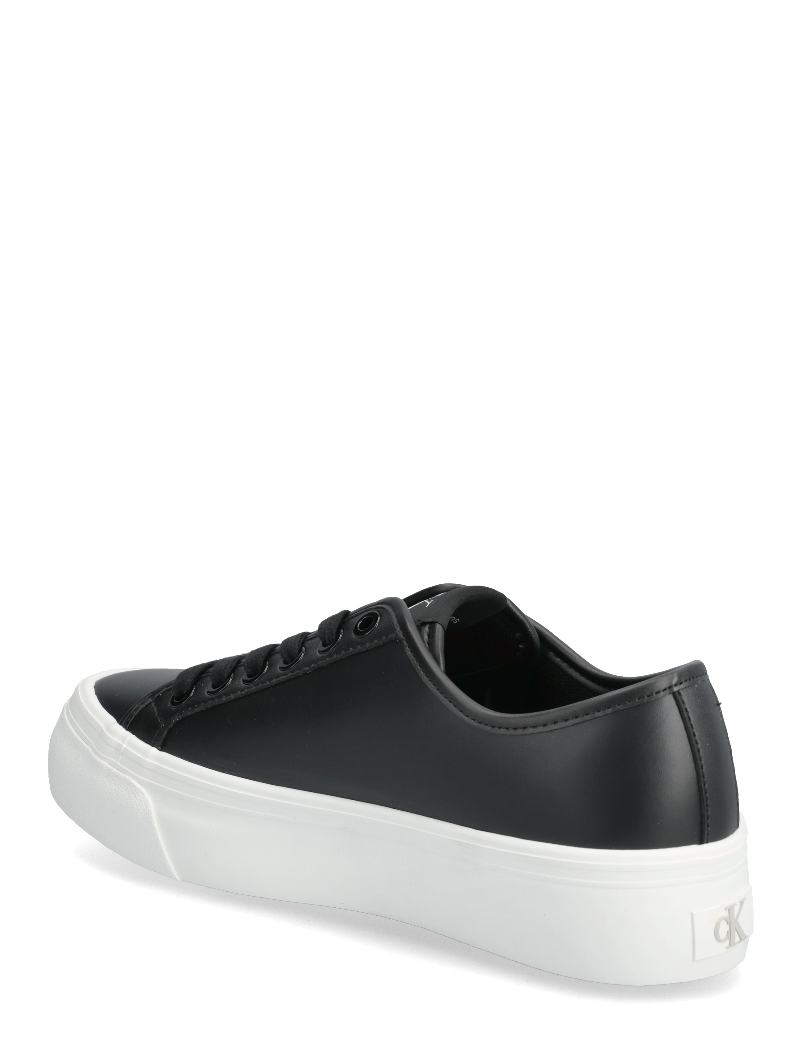 Calvin Klein - VULC FLATFORM LTH - lágir strigaskór - ck black - 2