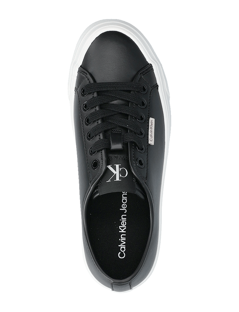 Calvin Klein - VULC FLATFORM LTH - lave sneakers - ck black - 3