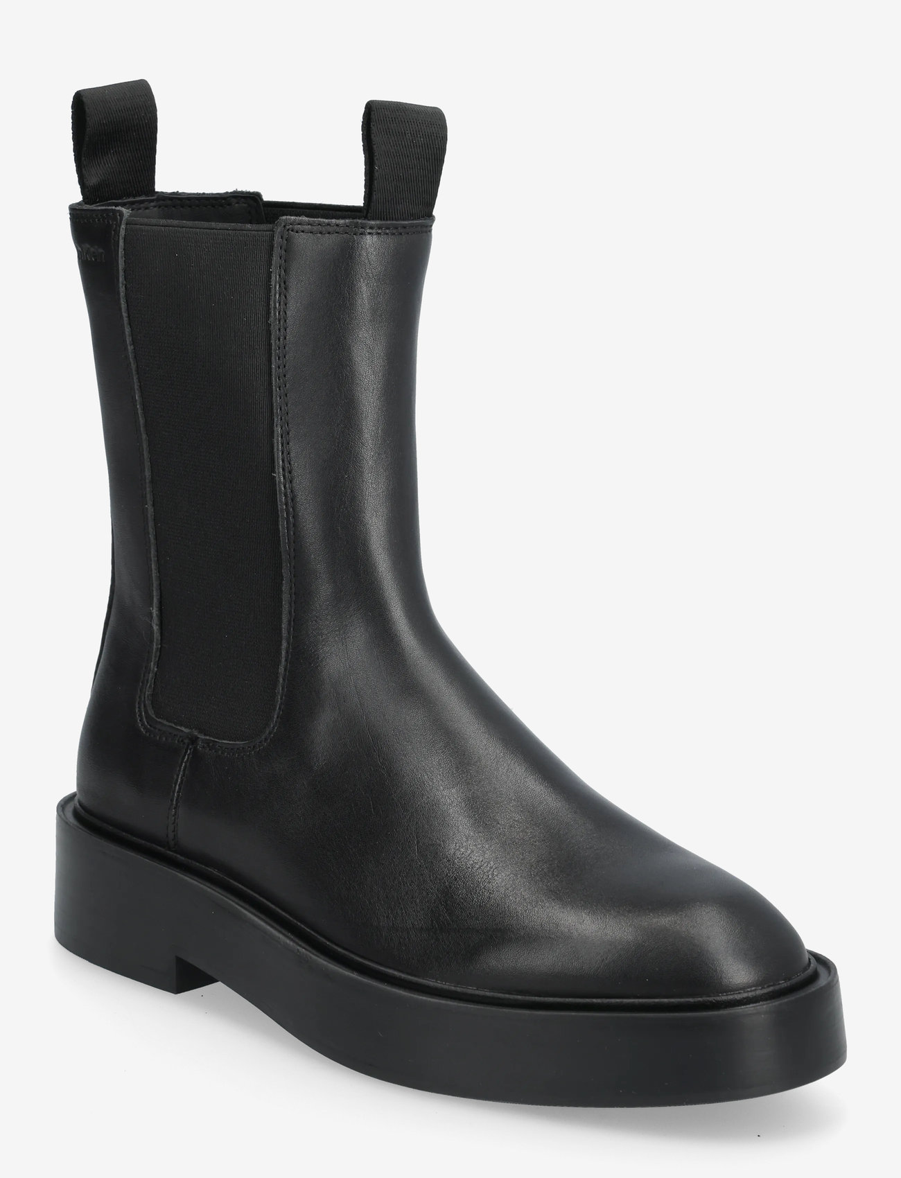 Calvin Klein - CONVATE WELT CHELSEA LTH - platta ankelboots - pvh black - 0