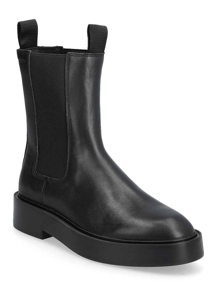 Calvin Klein - CONVATE WELT CHELSEA LTH - flade ankelstøvler - pvh black - 0