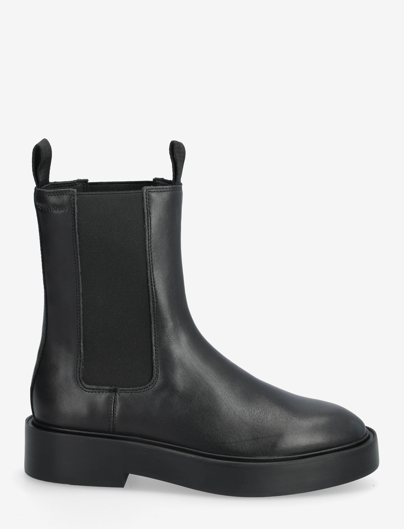 Calvin Klein - CONVATE WELT CHELSEA LTH - platta ankelboots - pvh black - 1