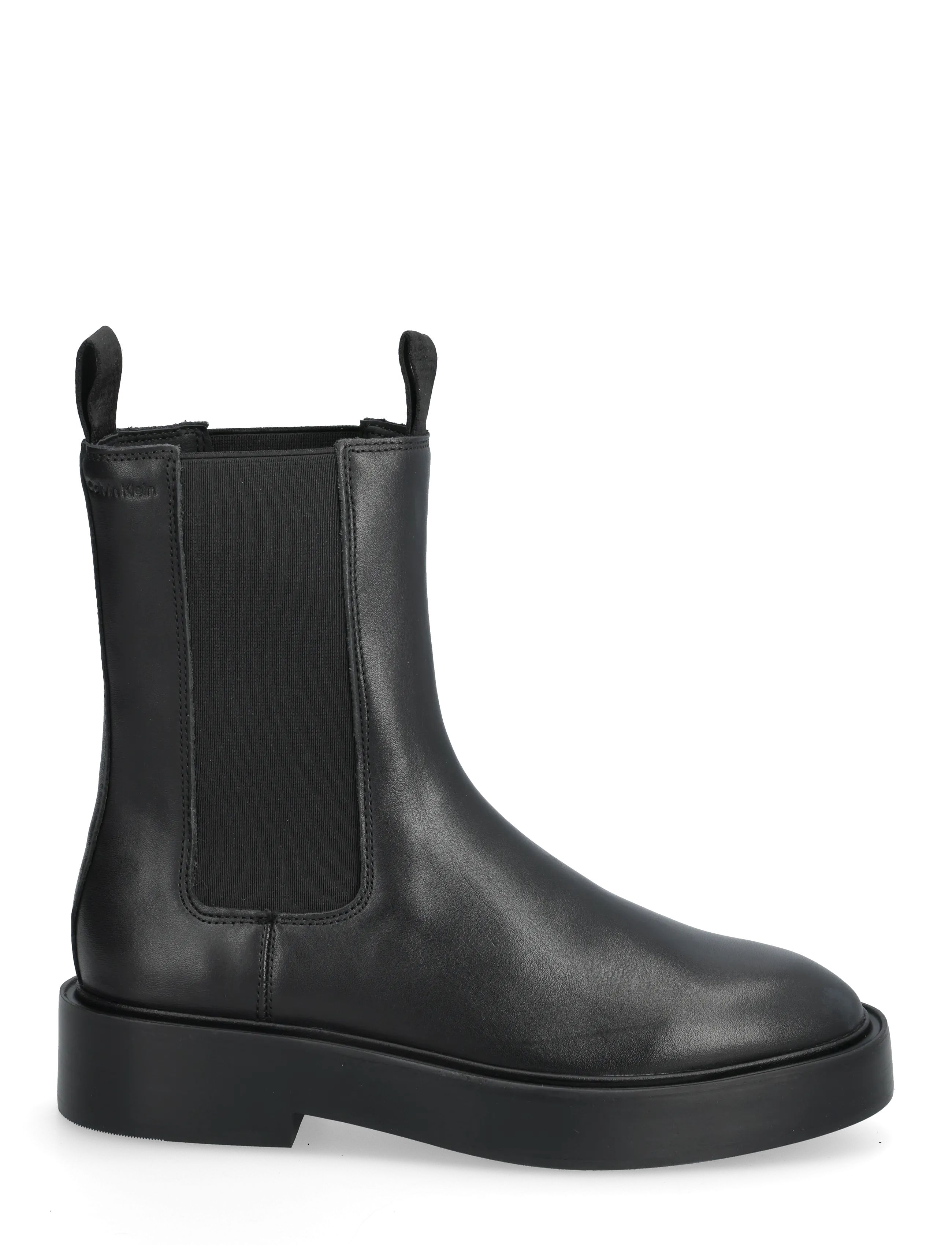 Calvin Klein - CONVATE WELT CHELSEA LTH - flache stiefeletten - pvh black - 1
