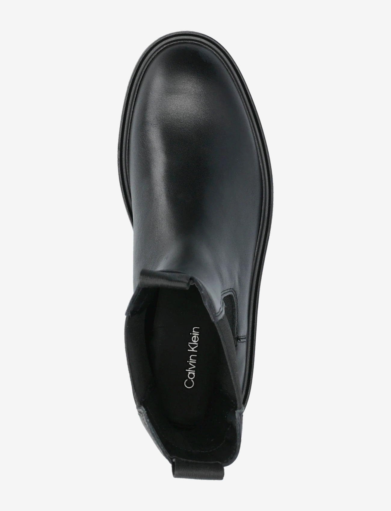 Calvin Klein - CONVATE WELT CHELSEA LTH - platta ankelboots - pvh black - 3
