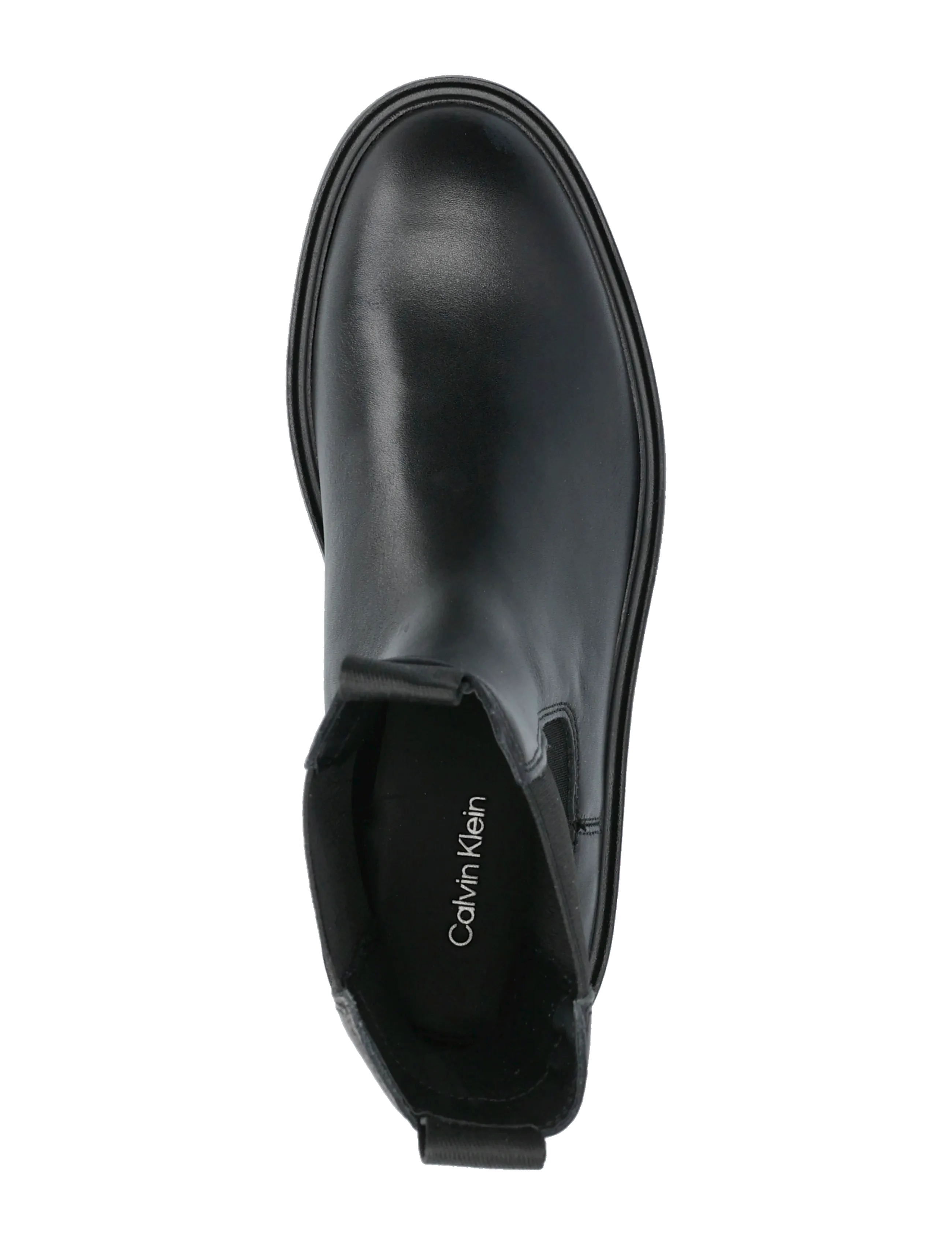 Calvin Klein - CONVATE WELT CHELSEA LTH - flache stiefeletten - pvh black - 3
