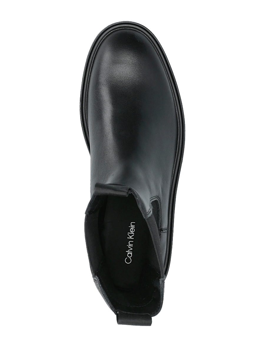 Calvin Klein - CONVATE WELT CHELSEA LTH - flade ankelstøvler - pvh black - 3