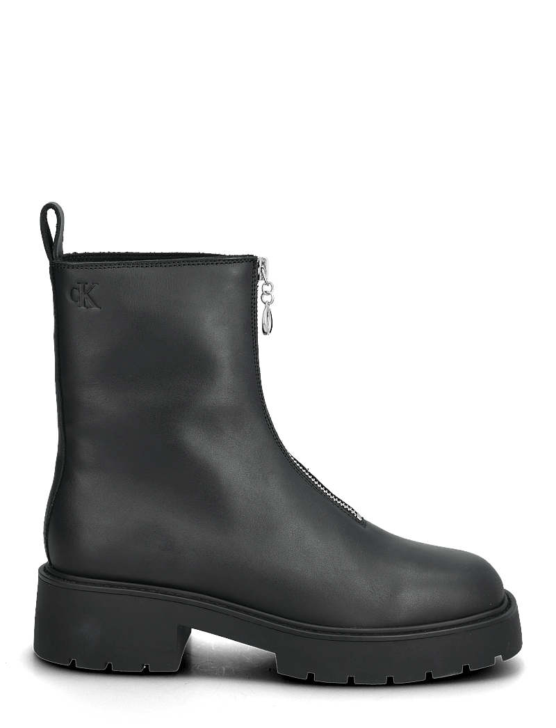 Calvin Klein - CHUNKY FRONT ZIP BOOT - flache stiefeletten - ck black - 1