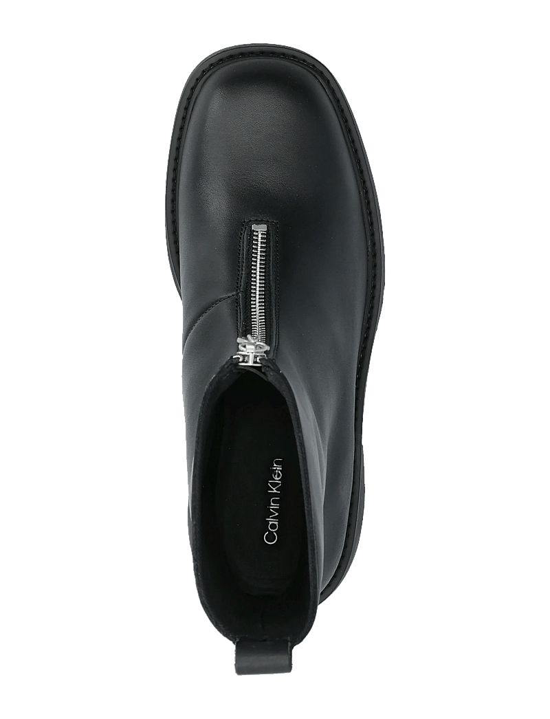 Calvin Klein - CHUNKY FRONT ZIP BOOT - flache stiefeletten - ck black - 3