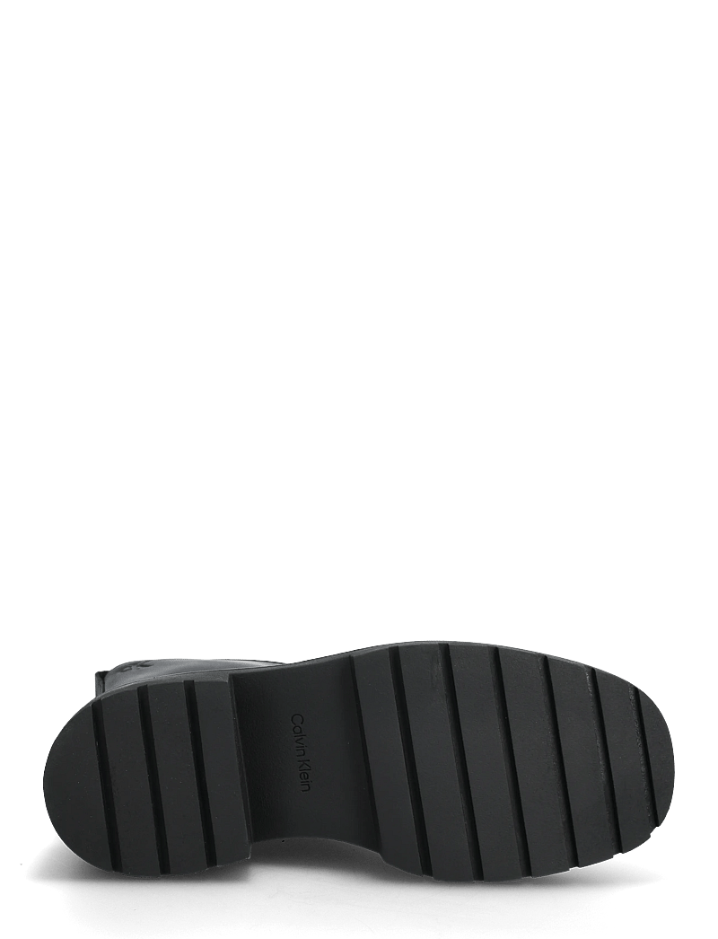 Calvin Klein - CHUNKY FRONT ZIP BOOT - flache stiefeletten - ck black - 4