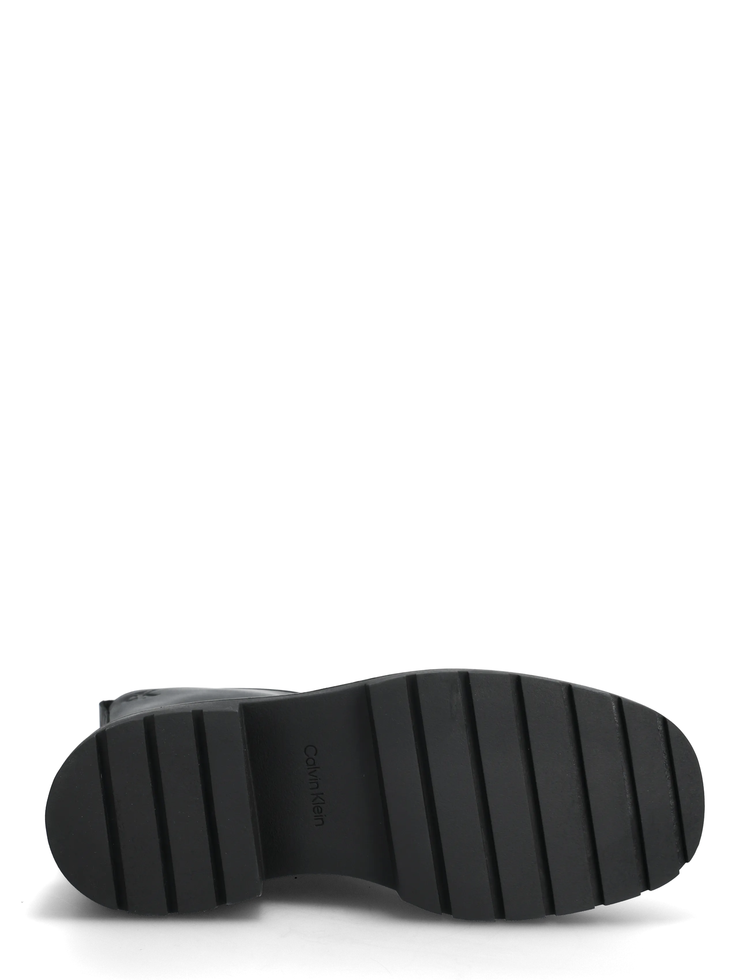 Calvin Klein - CHUNKY FRONT ZIP BOOT - flat ankle boots - ck black - 4