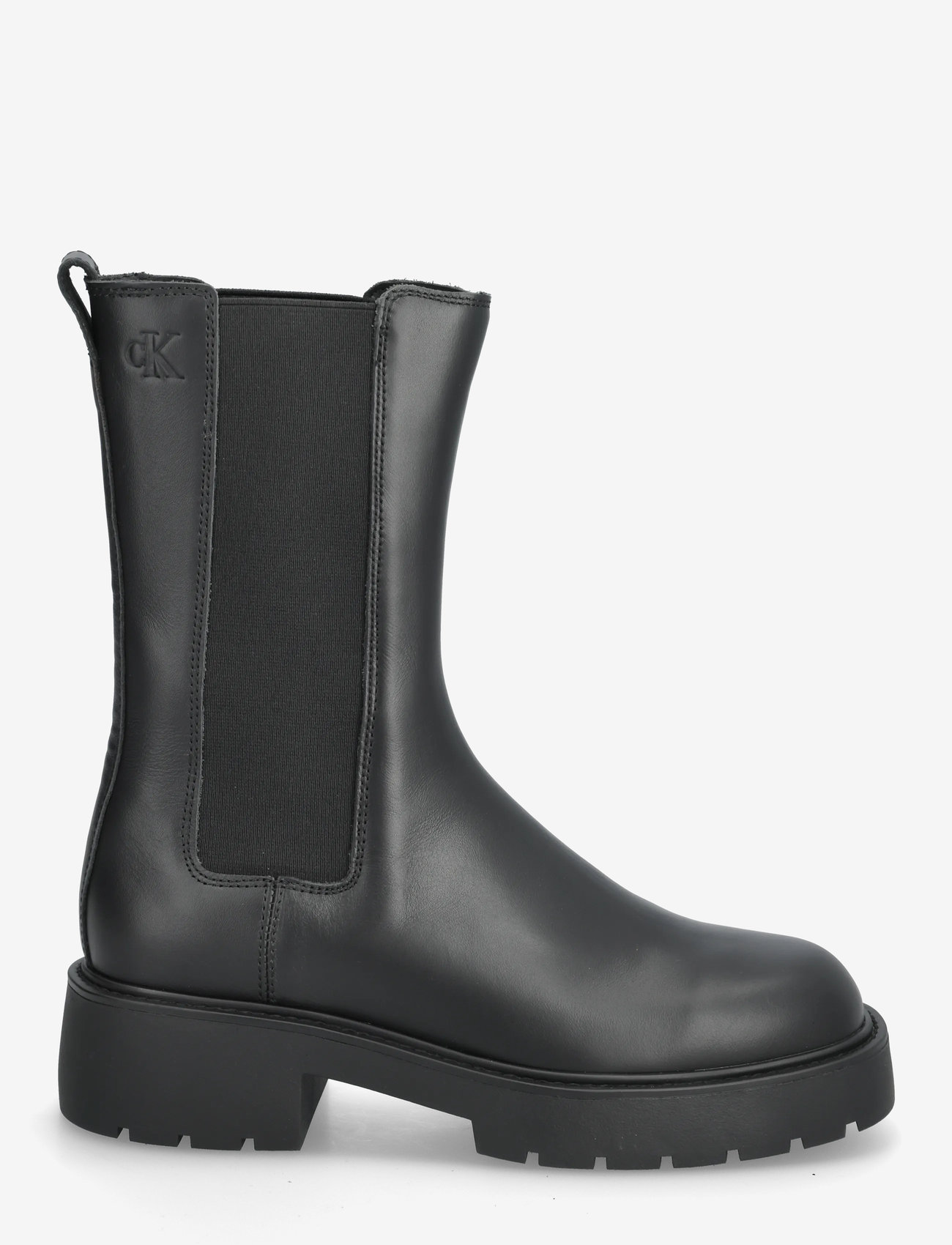 Calvin Klein - CHUNKY HIGH CHELSEA - flade ankelstøvler - ck black - 1