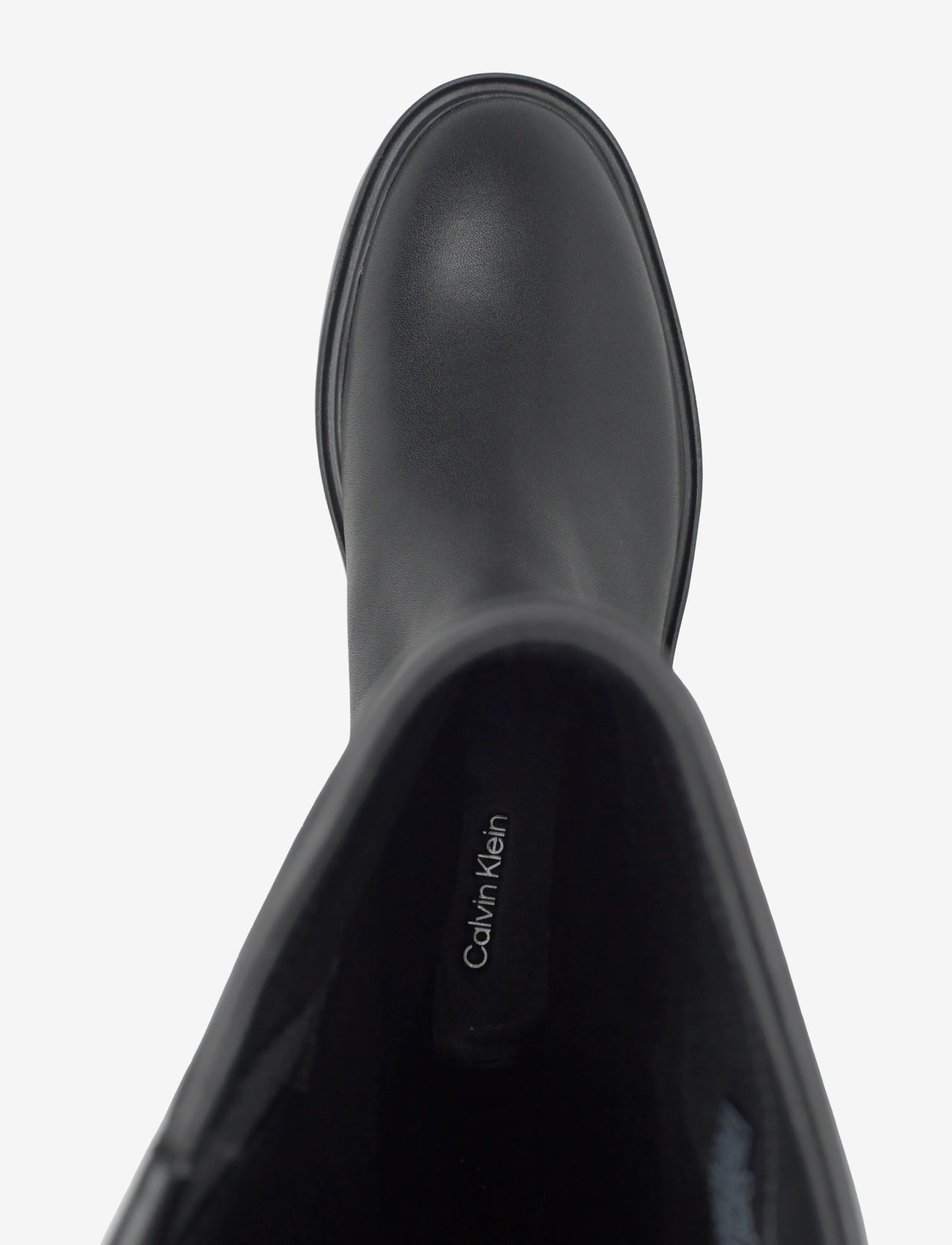 Calvin Klein - CONCAVE WELT UKT BOOT LTH - knee high boots - pvh black - 3