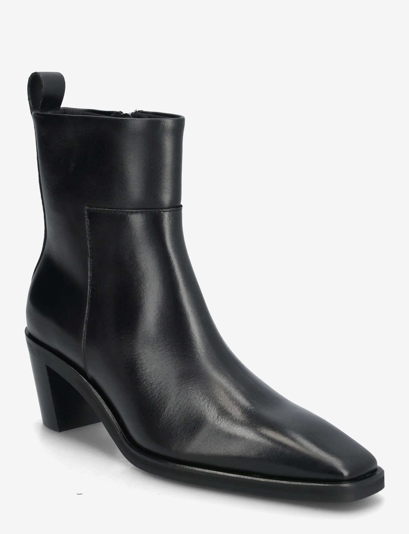 Calvin Klein - COWBOY BOOT ZIP LTH - stövletter - pvh black - 0