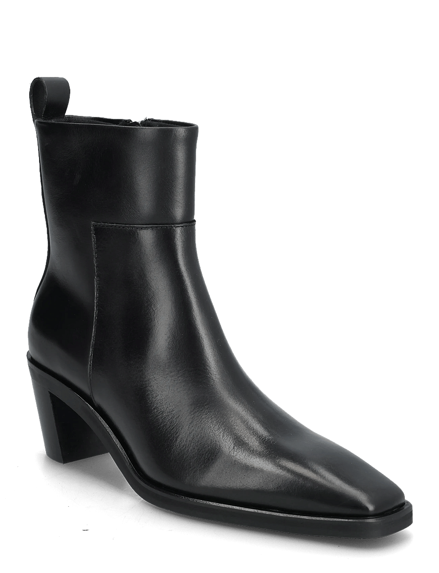 Calvin Klein - COWBOY BOOT ZIP LTH - stiefeletten mit absatz - pvh black - 0