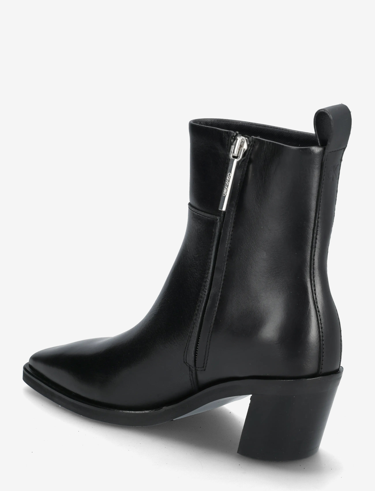 Calvin Klein - COWBOY BOOT ZIP LTH - stövletter - pvh black - 2