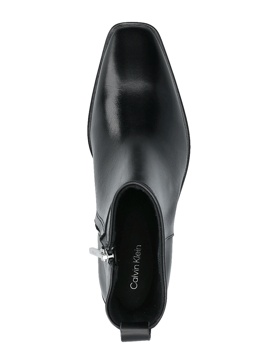 Calvin Klein - COWBOY BOOT ZIP LTH - stiefeletten mit absatz - pvh black - 3