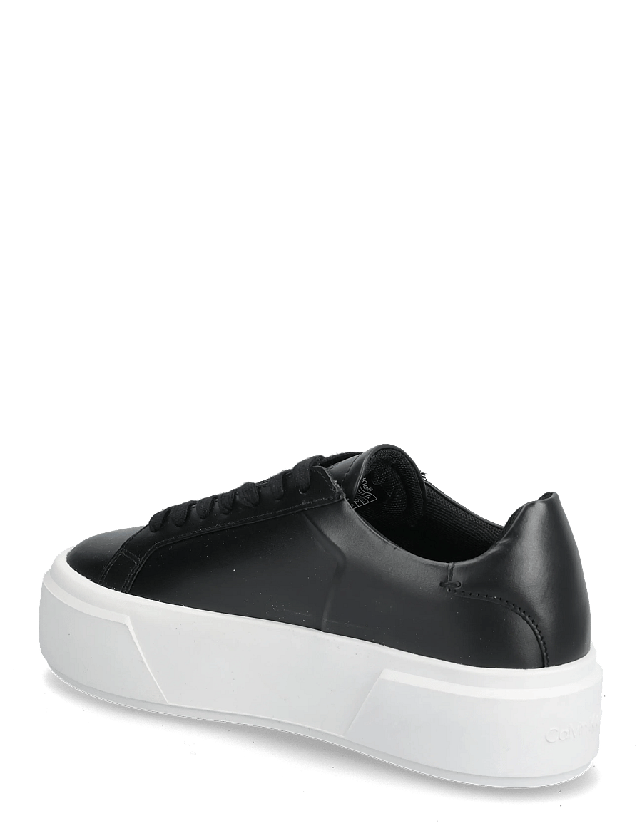 Calvin Klein - FLATFORM LACE UP LTH MG - platform sneakers - ck black - 2