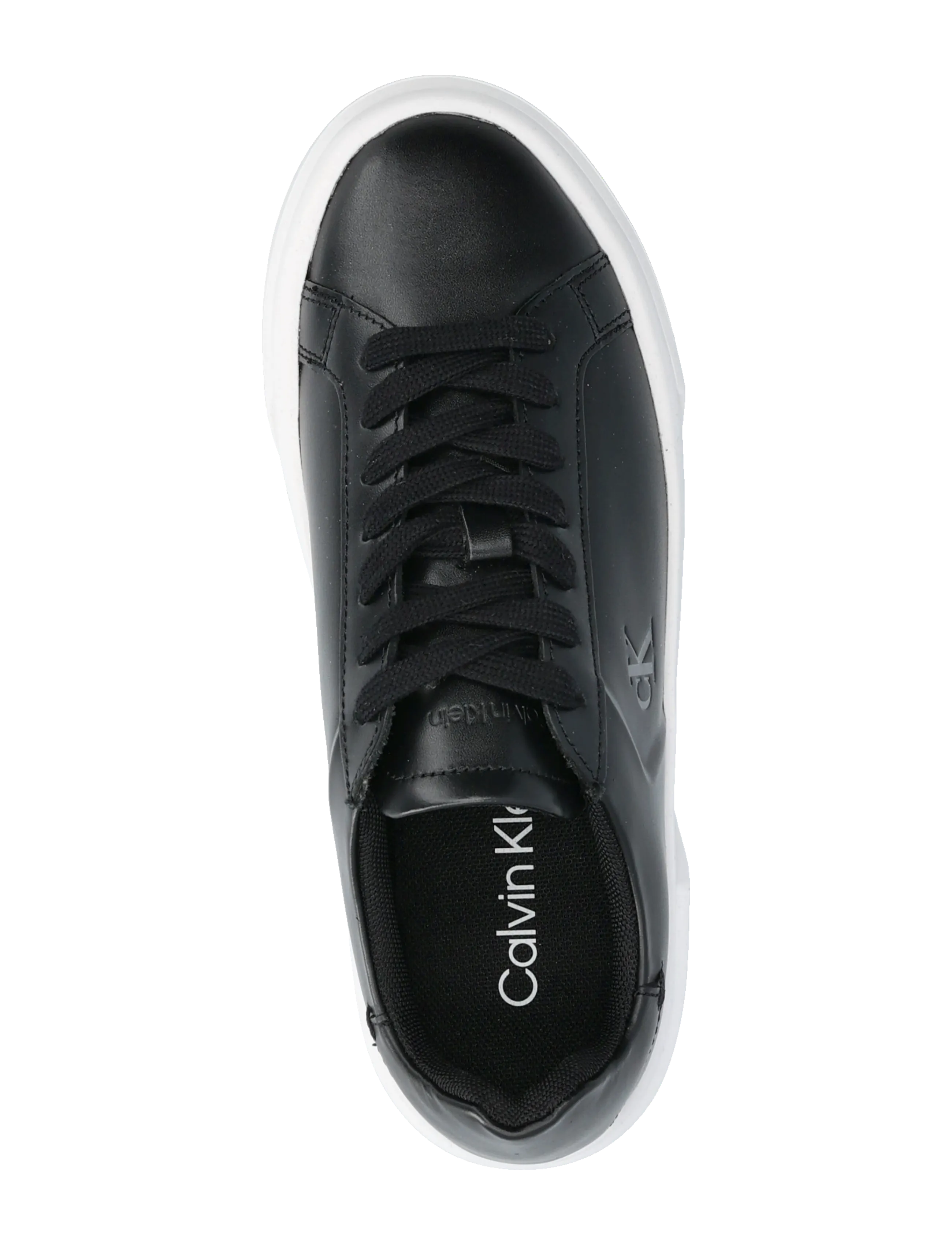 Calvin Klein - FLATFORM LACE UP LTH MG - chunky sneakers - ck black - 3