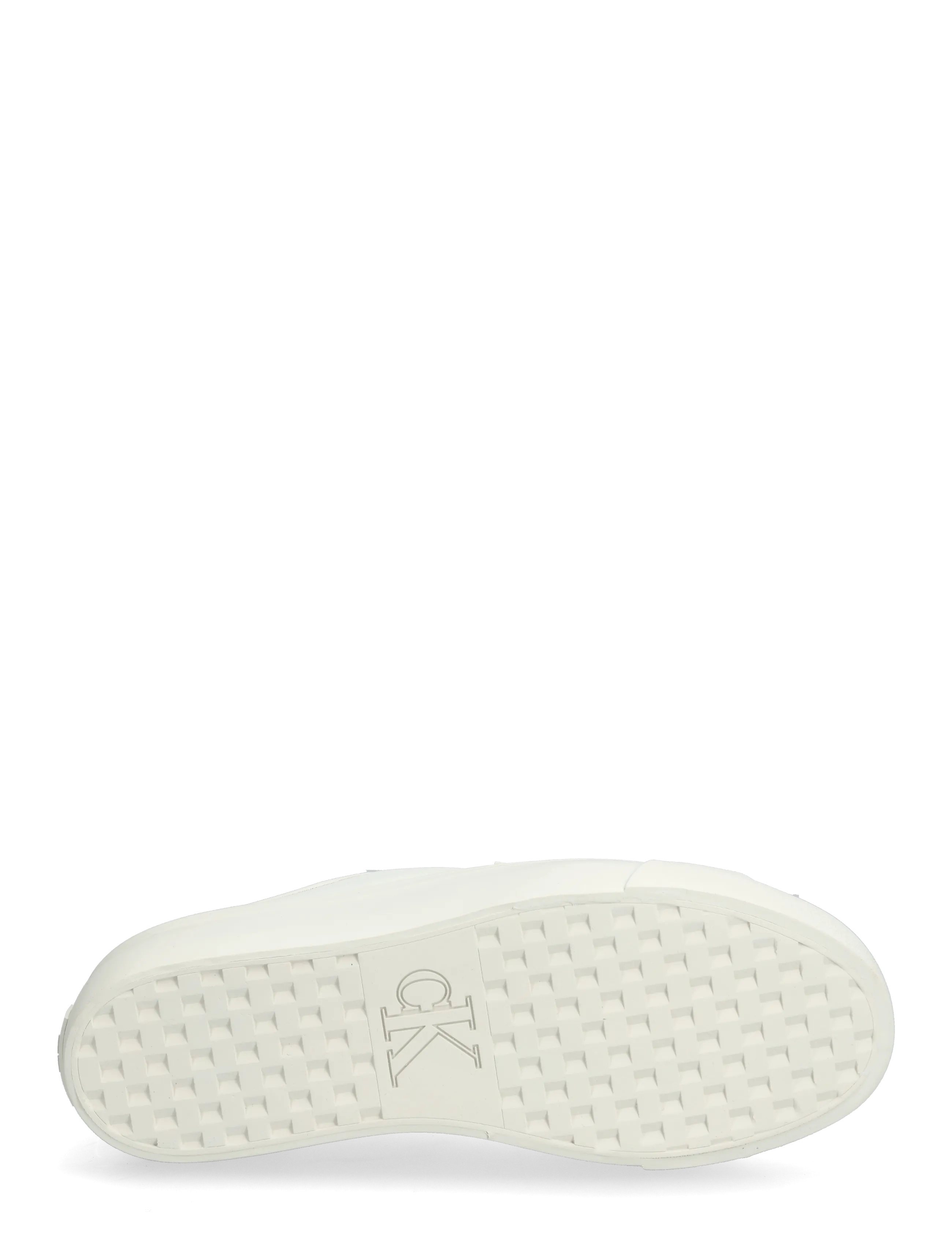 Calvin Klein - VULC FLATF LACE UP LTH - lily white - 4