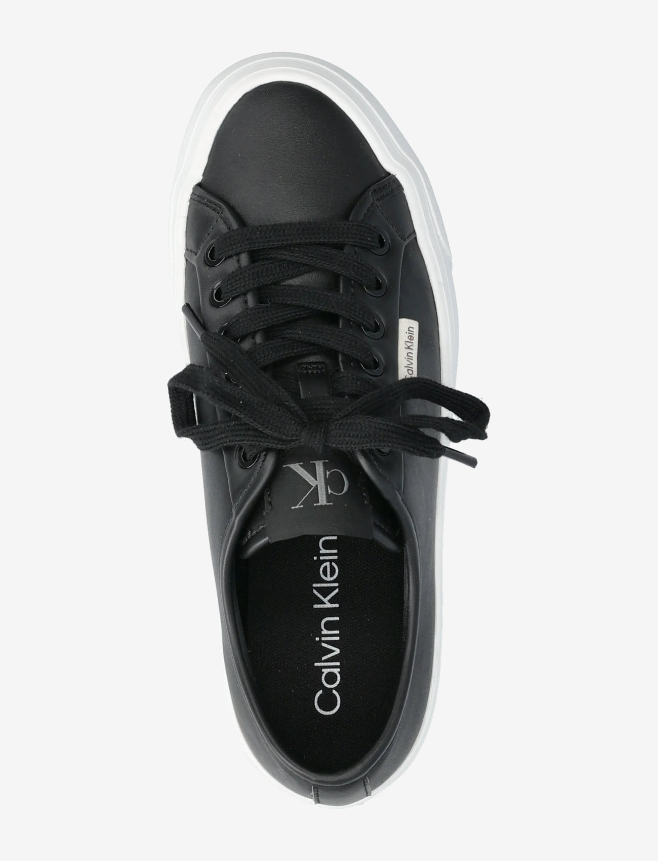 Calvin Klein - VULC FLATF LACE UP LTH - konfirmation - pvh black - 3