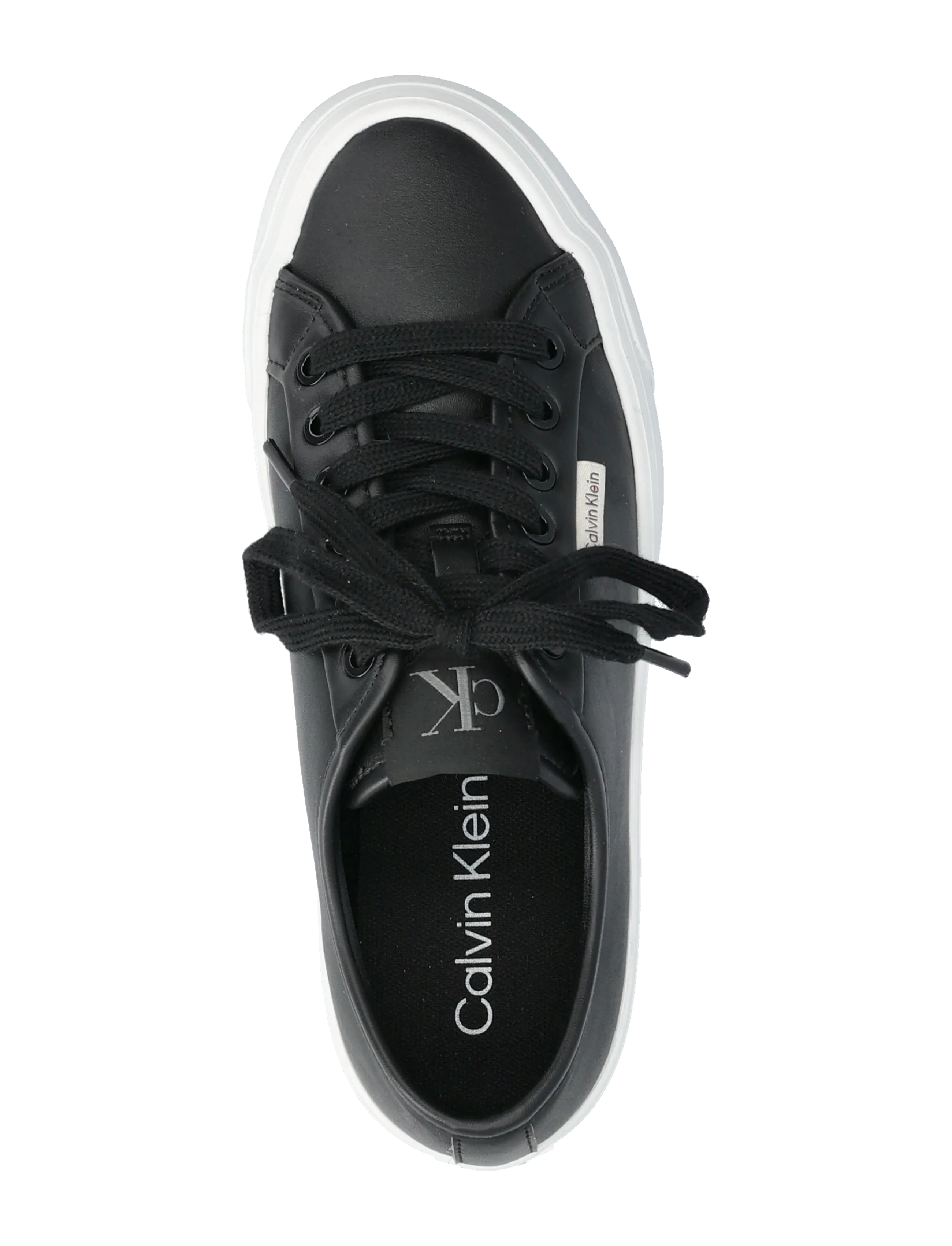Calvin Klein - VULC FLATF LACE UP LTH - pvh black - 3