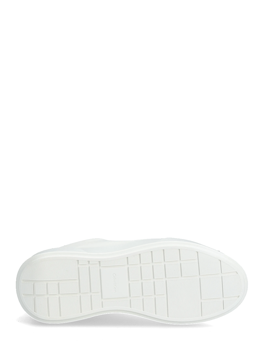 Calvin Klein - CHUNKY CUPSOLE LACEUP LTH - confirmation - bright white rhubarb - 4