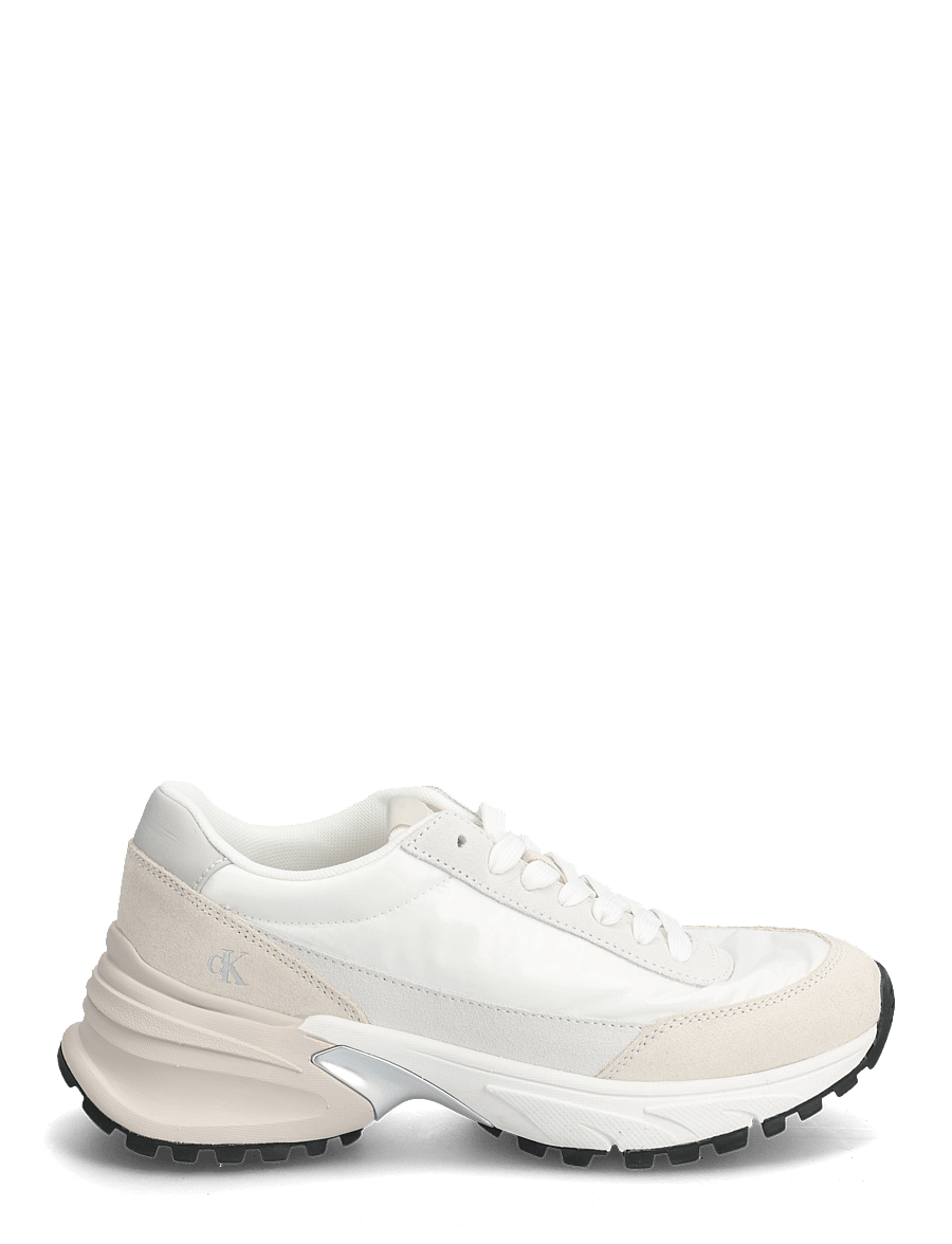 Calvin Klein - HIKE RUNNER MG NYLON PERL - bright white/silver creamy - 1