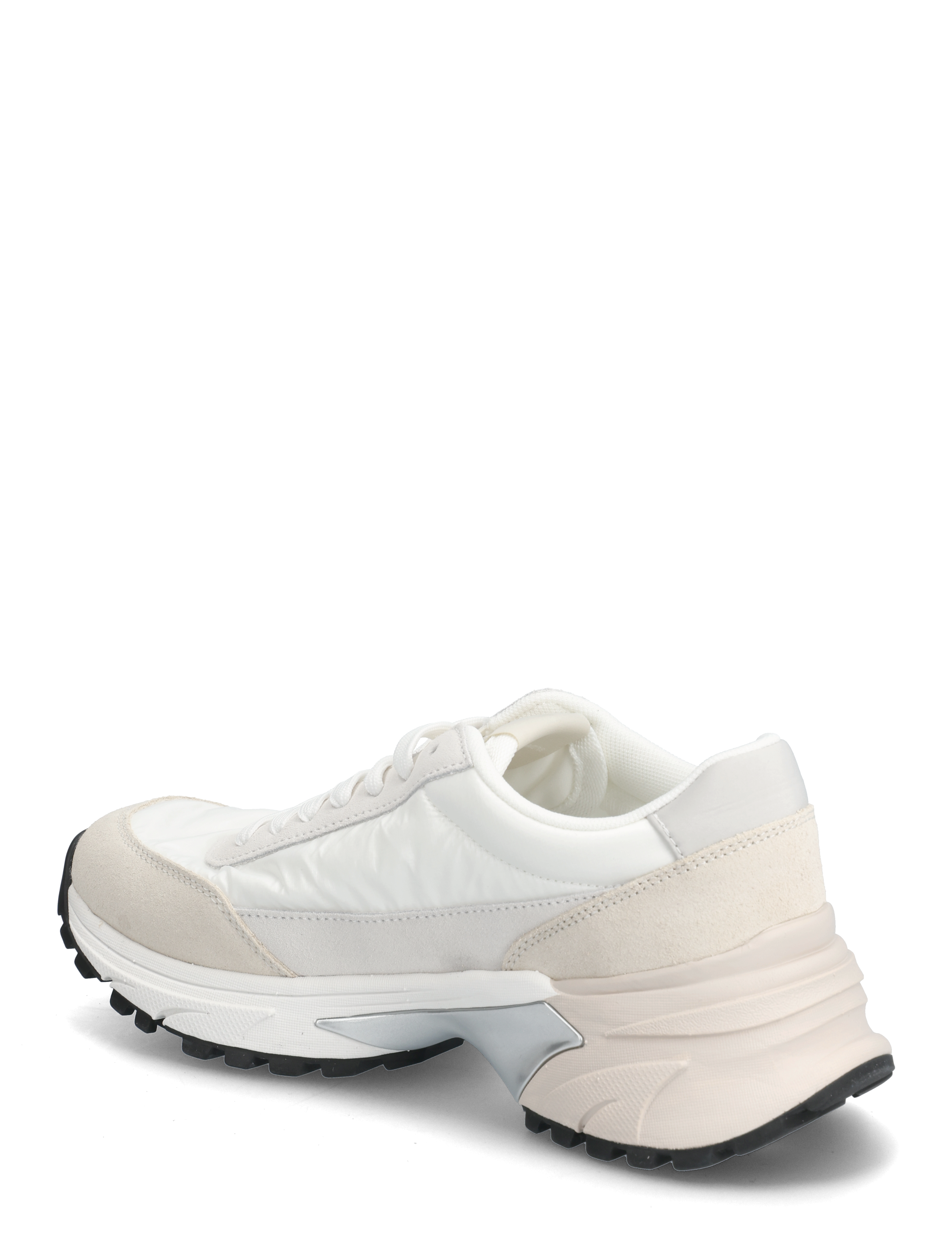 Calvin Klein - HIKE RUNNER MG NYLON PERL - bright white/silver creamy - 2