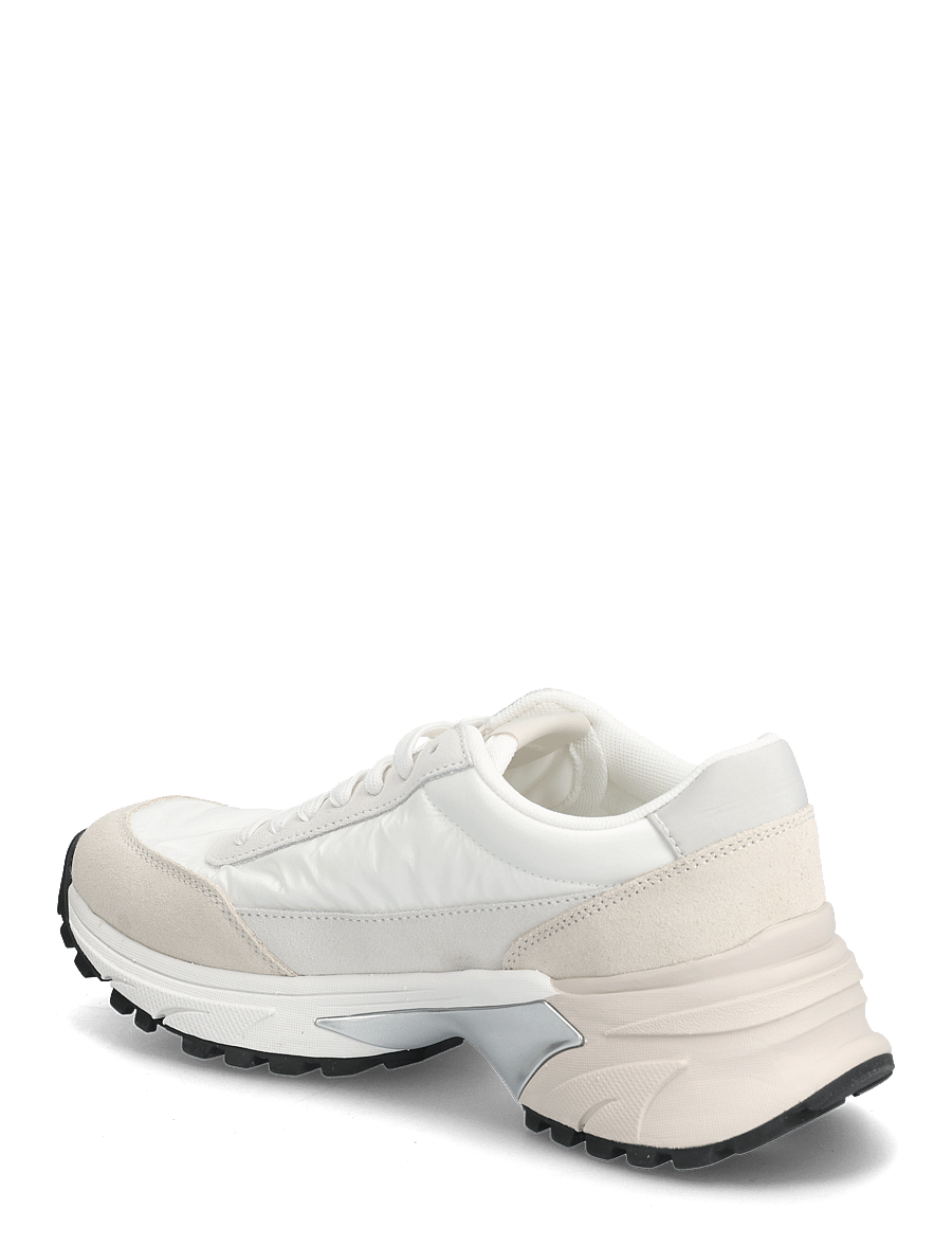 Calvin Klein - HIKE RUNNER MG NYLON PERL - bright white/silver creamy - 2