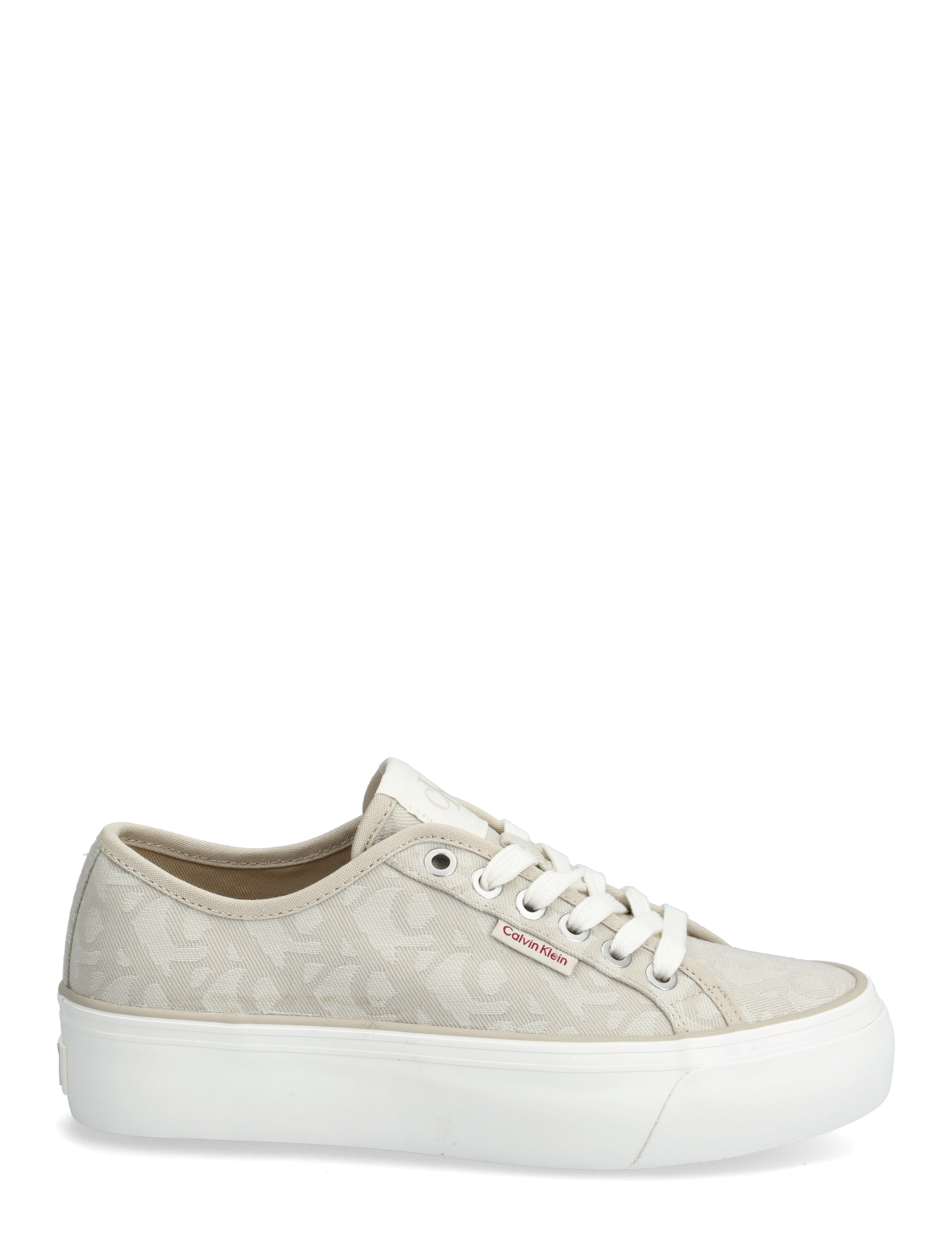 Calvin Klein - VULC FLATF JACQUARD AOP - natural jacquard - 1