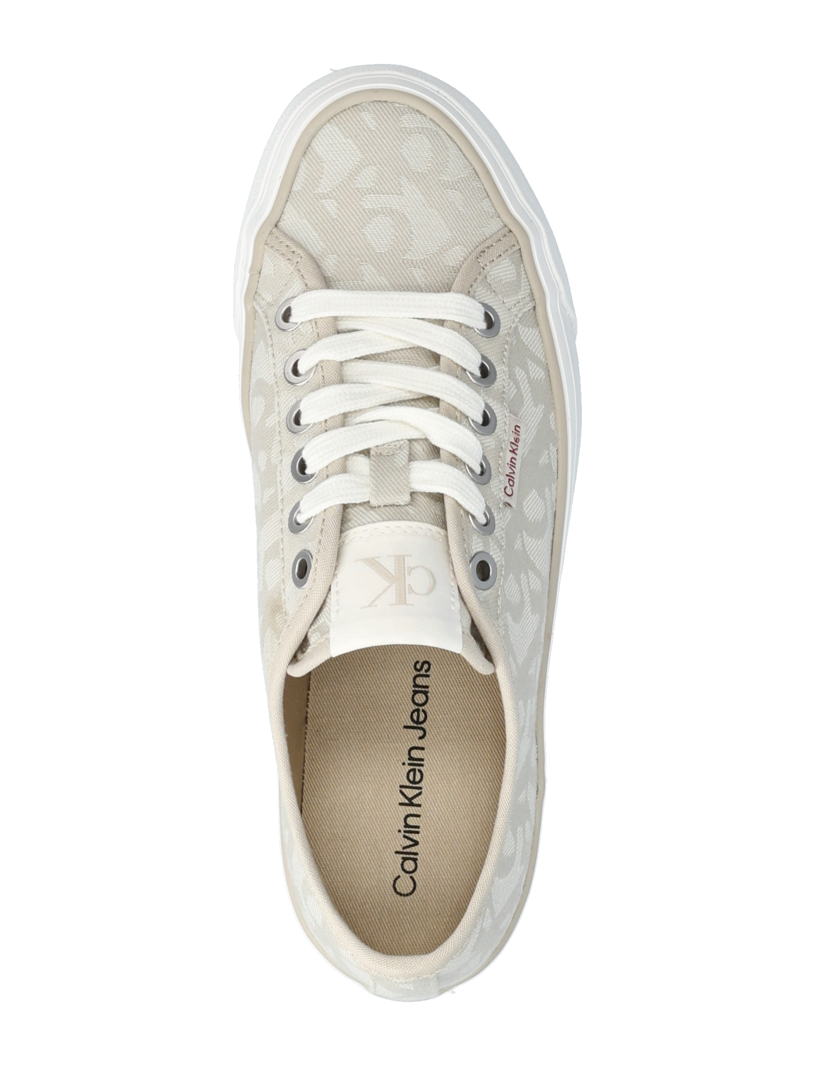 Calvin Klein - VULC FLATF JACQUARD AOP - natural jacquard - 3