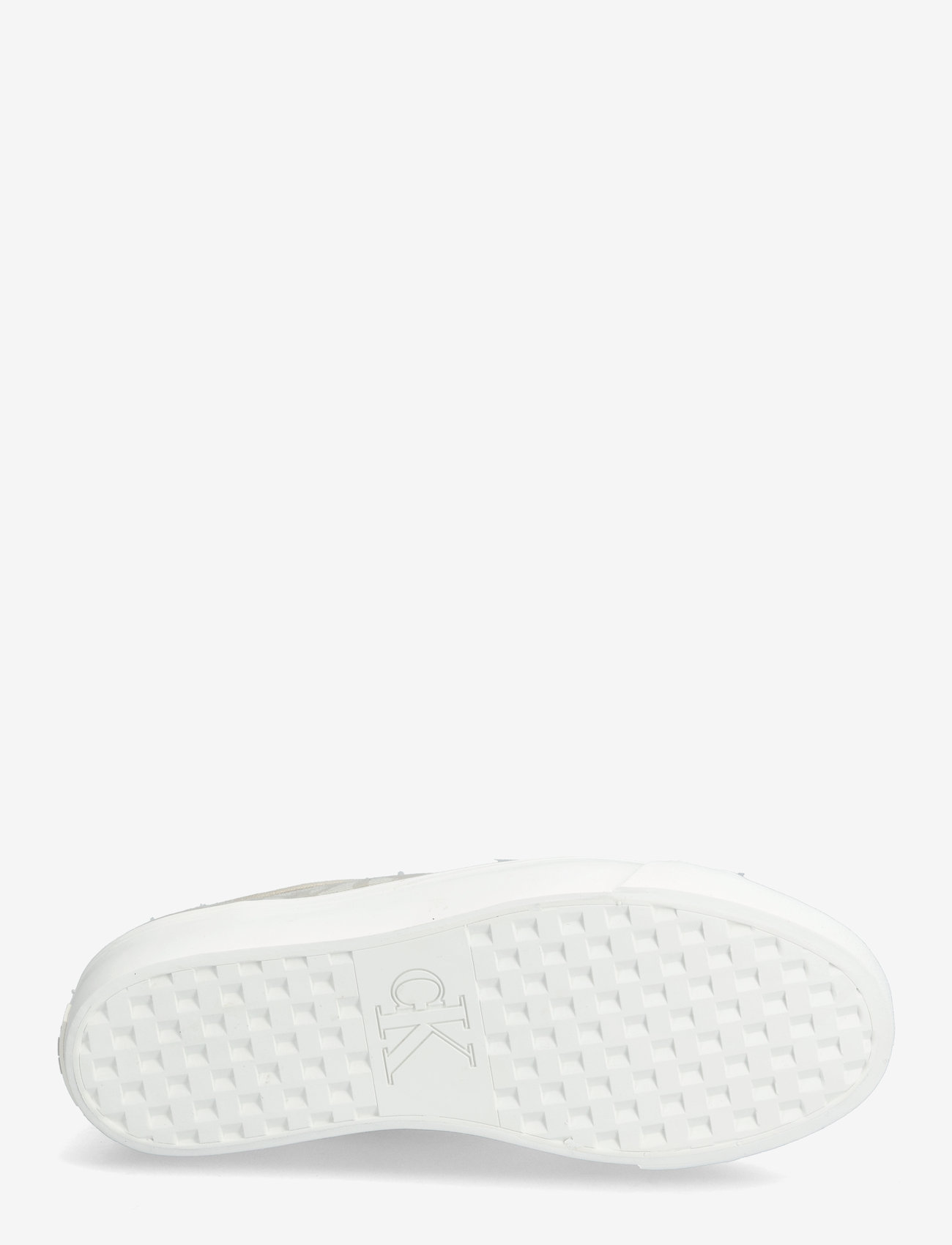 Calvin Klein - VULC FLATF JACQUARD AOP - madala säärega tossud - natural jacquard - 4