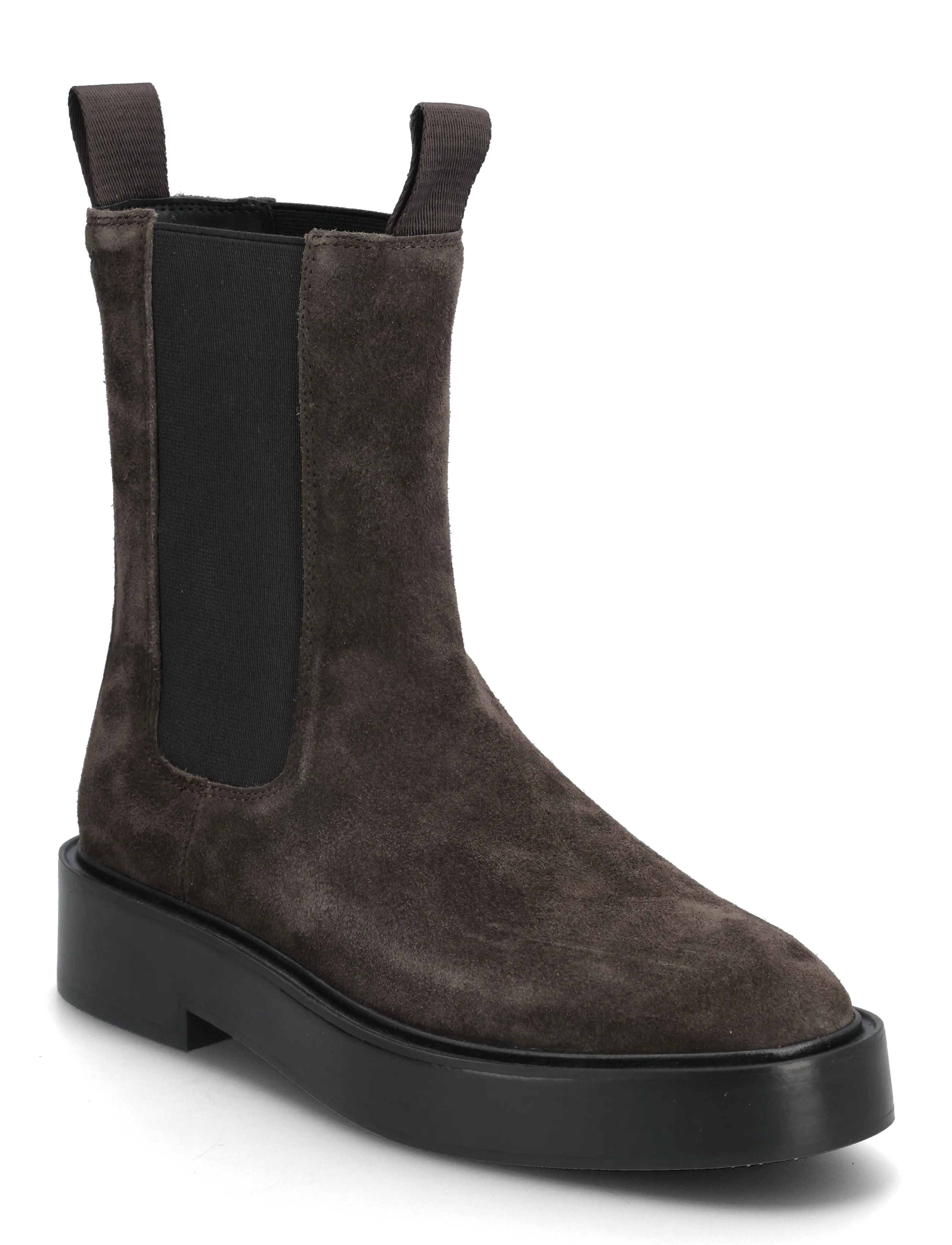 Calvin Klein Convave Welt Chesea Suede, Kvinder, Chelsea Støvler, Brun, Str: 39