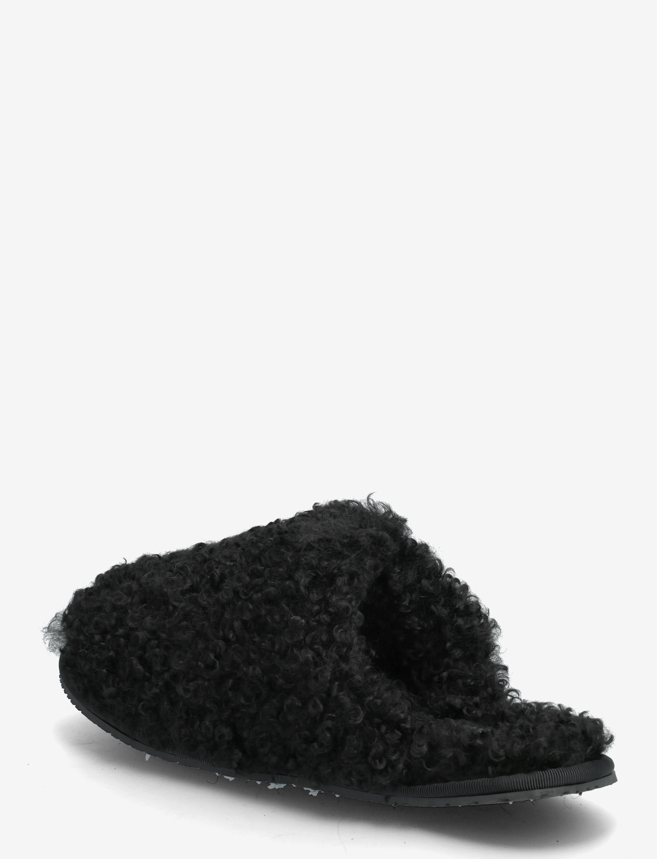 Calvin Klein - CLOSE SLIPPER FUR - vardagsstil - black - 2