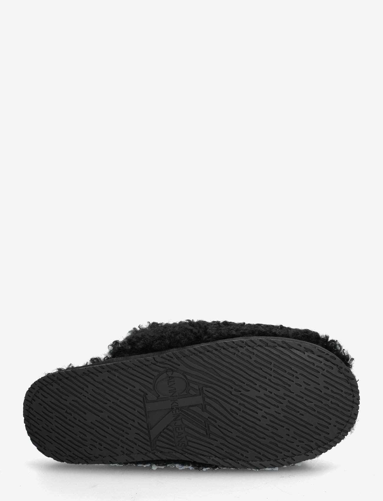 Calvin Klein - CLOSE SLIPPER FUR - vardagsstil - black - 4