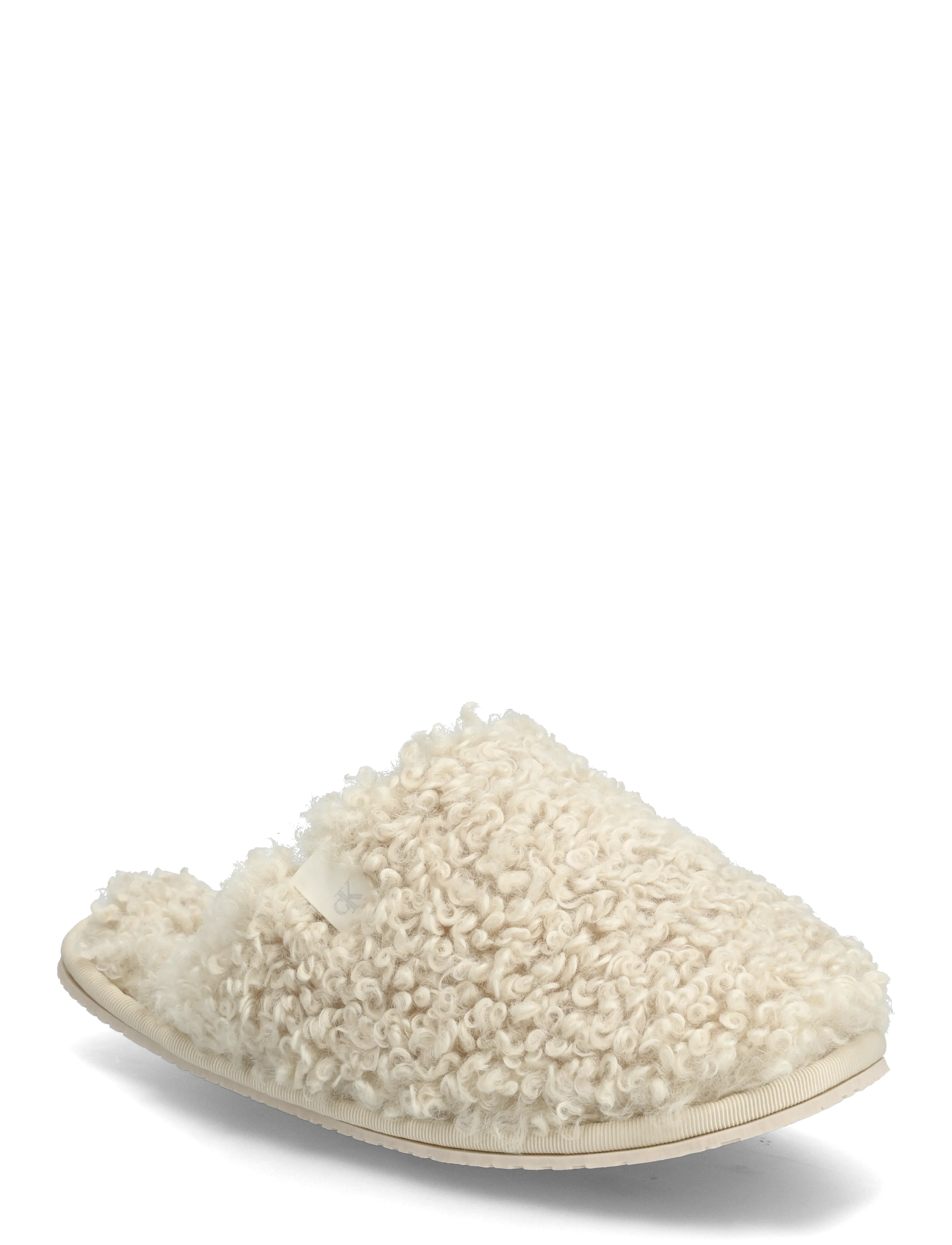 Calvin Klein Close Slipper Fur, 36, Cream, Sko > Tøfler, Dame