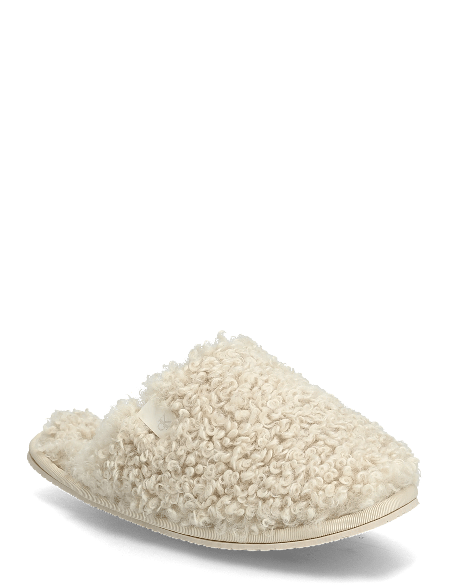 Calvin Klein - CLOSE SLIPPER FUR - alltags-style - marshmallow - 0