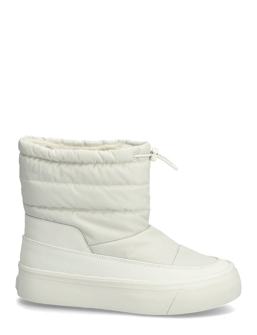 Calvin Klein - VULC FLATF SNOWBOOT NYLON MIX MG - winterschuhe - lily white - 1