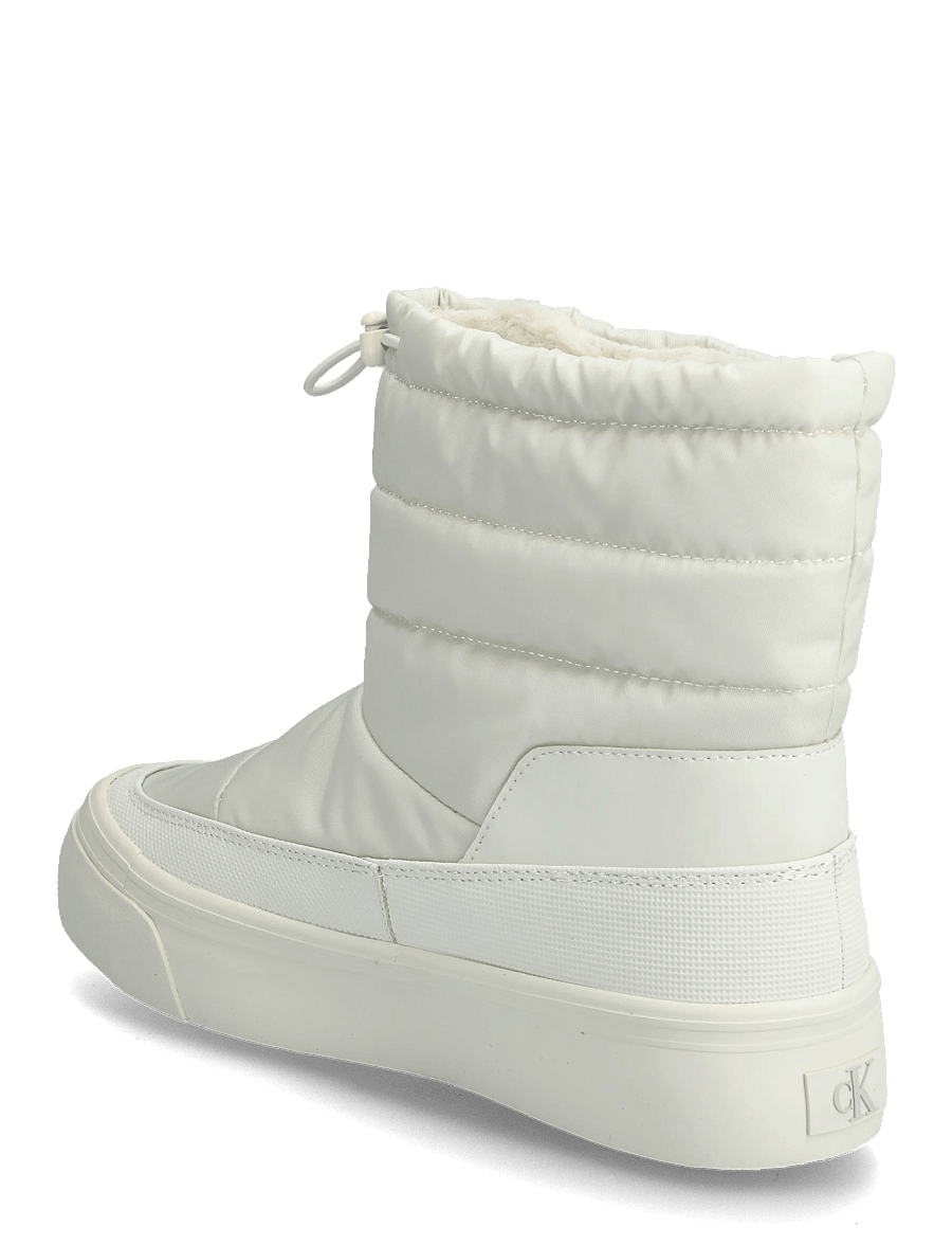 Calvin Klein - VULC FLATF SNOWBOOT NYLON MIX MG - winterschuhe - lily white - 2