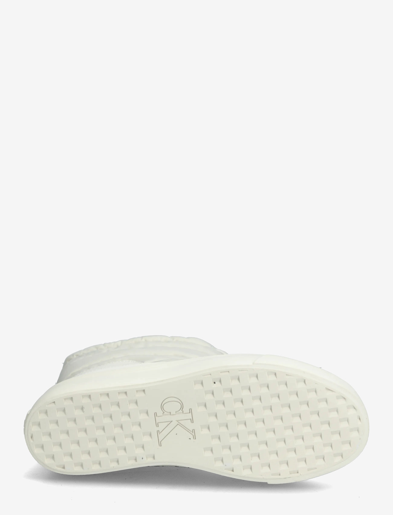 Calvin Klein - VULC FLATF SNOWBOOT NYLON MIX MG - varmforede sko - lily white - 4