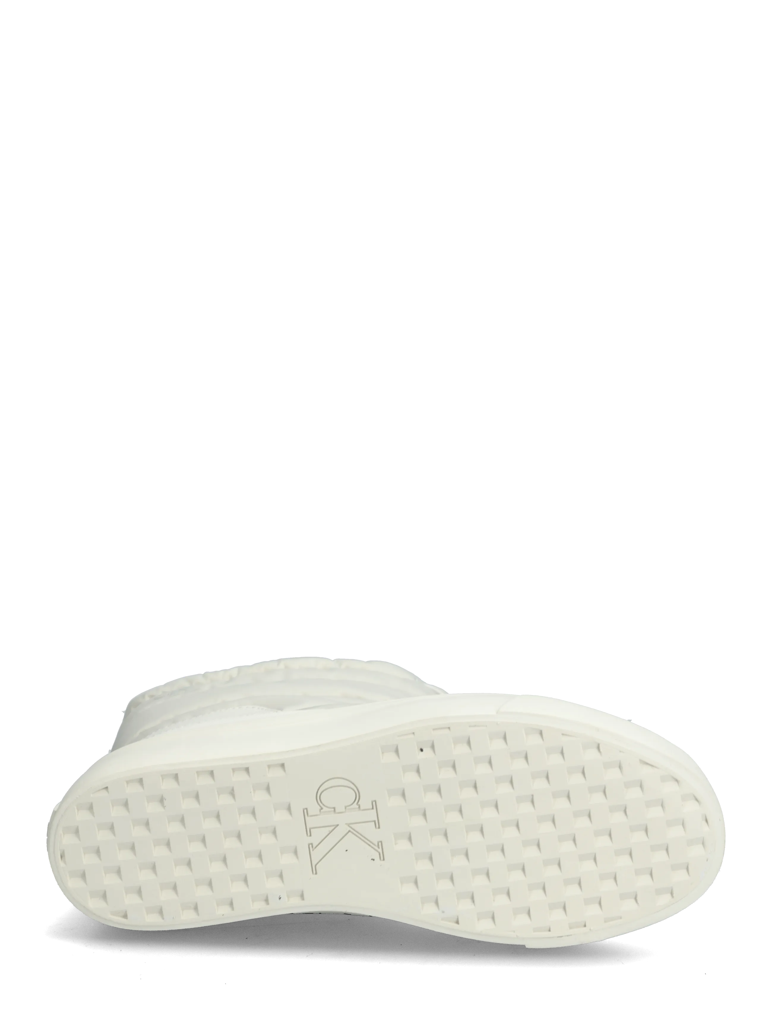 Calvin Klein - VULC FLATF SNOWBOOT NYLON MIX MG - vintersko - lily white - 4