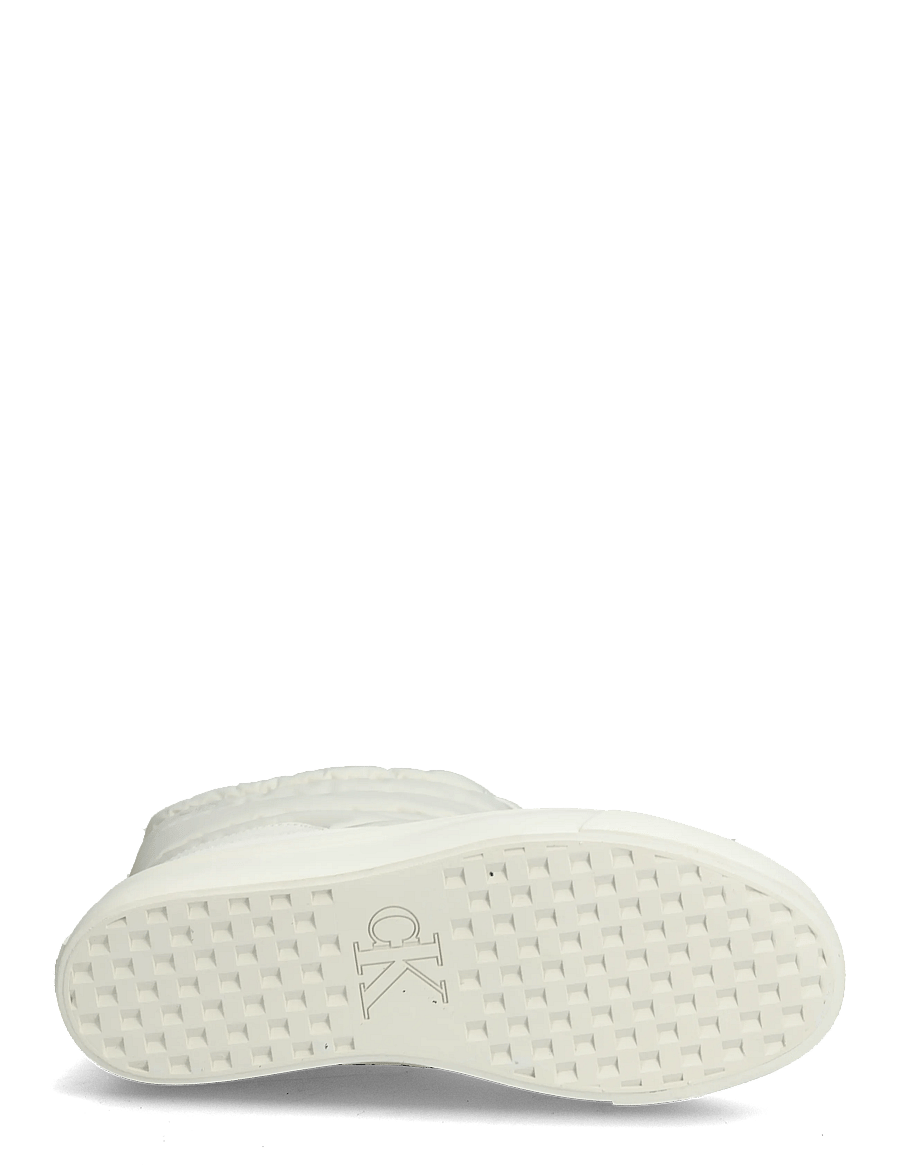 Calvin Klein - VULC FLATF SNOWBOOT NYLON MIX MG - winterschuhe - lily white - 4