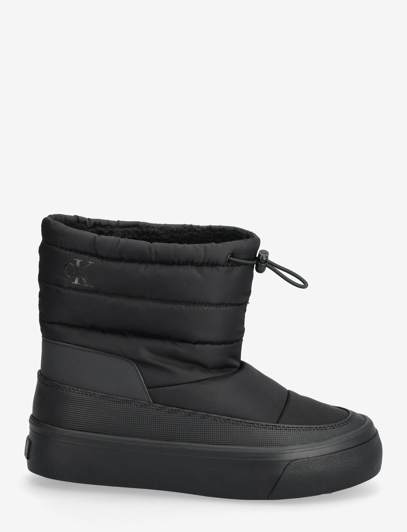 Calvin Klein - VULC FLATF SNOWBOOT NYLON MIX MG - varmfodrade skor - triple black - 1